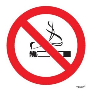 ABS Signage - No Smoking - 190 x 190mm - SIGNNS190