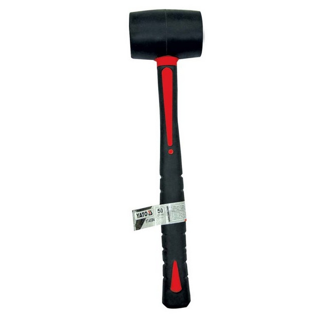 Rubber Mallet - Fibreglass Handle - 440g - YT-4594