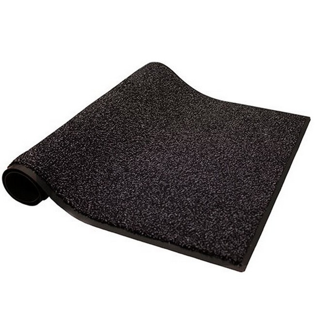 Doormat - Dirt Trapper Cotton Pile - 60 x 40 x 0.4 cm - Black - DT010008