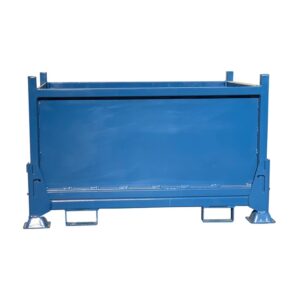Solid Collapsible Steel Bin - Blue - 1000Kg - CB4326S