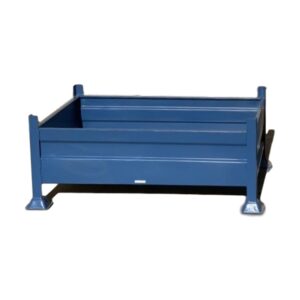 Stillage Bin - Stackable Steel Bin - Solid Side - Blue - 1800Kg - SB4318