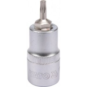 Torx Bit Socket - Male - Chrome Vanadium - 1/2" Connector - Standard Length - T20 x 50mm - YT-04310
