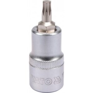 Torx Bit Socket - Male - Chrome Vanadium - 1/2" Connector - Standard Length - T30 x 50mm - YT-04313