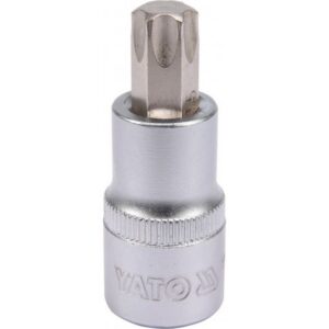 Torx Bit Socket - Male - Chrome Vanadium - 1/2" Connector - Standard Length - T55 x 50mm - YT-04317