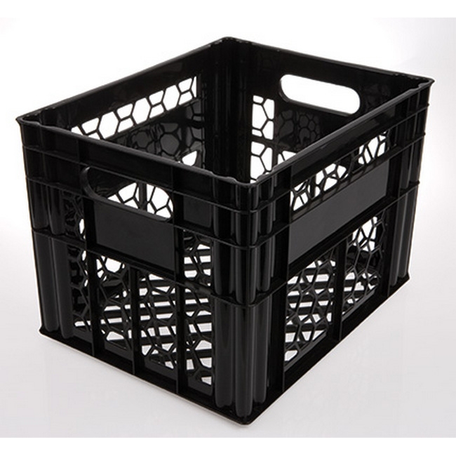 Milk Crate - Vented Base and Sides - Plastic Dairy Container - 43 x 33.5 x 30.5 cm - Virgin Material - HACCP - PI-200-virgin