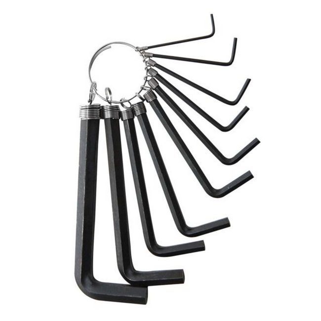 Hex Key Set - Metric - 10 Piece - TOOK1016