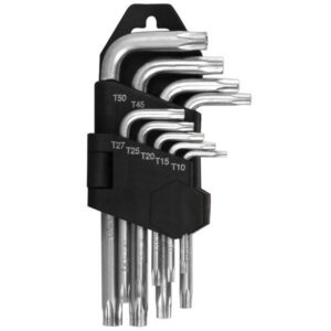 Key Torx Wrench Set - 9 Piece - TOOK1020