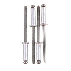 Rivets - Aluminium - 4.0 x 8mm - Pack of 100 - TOOR1657