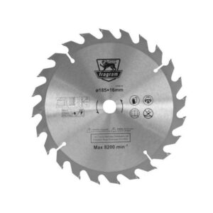 Wood Cutting Blade - Ø185mm x 16mm - 24T - TOOB136