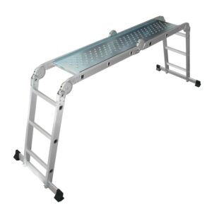 Multipurpose - Wonder Ladder - Aluminium Ladder - Including Platform - 3.6m - SML4-PLATFORM