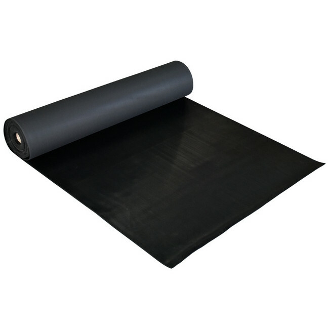 Rubber Mat - COBArib Anti-Slip Runner - 1000 x 90 x 0.3 cm - Black - RR010010