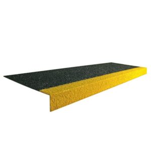 Stair Tread - COBAGRiP Anti-Slip - 150 x 34.5 x 0.5 cm - Black and Yellow - GRP010703S