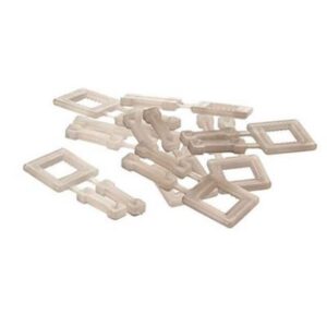 Packaging Strapping Poly Buckle - 12 mm - Pack of 1000 - 2G_PLBU0012