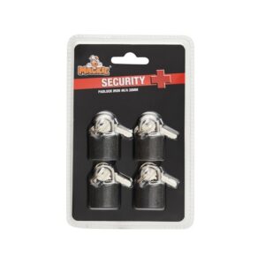 Padlock - Iron - 4k/A - 20mm - Pack of 4 - 97031013