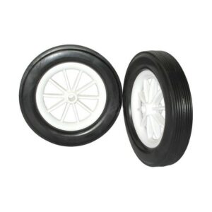 Plastic Spoked Wheels - Polypropylene - 135mm ? - Pack of 2 - RATA135