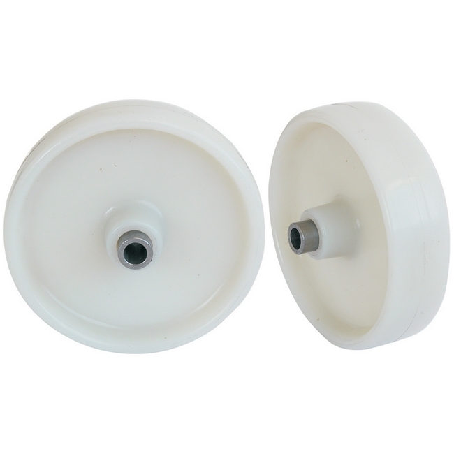 Castor Replacement Wheel with Bush - Nylon - White - 150mm ? - Pack of 2 - N150 - MOQ 200
