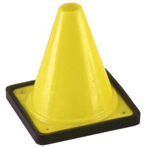 Beacon Cone with Base - Sports - 150mm - Yellow - BEACONBASEYLW