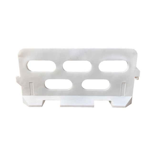 Road Barrier - Traffic - Plastic - Big Foot - White - 2M - (MOQ 50) - SXS101BFWHT