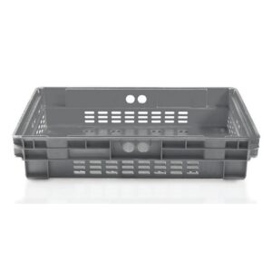 Stack-Nest Crate - Vented - SABS Approved - 20L - Grey - Pack of 200 - SN64120-grey