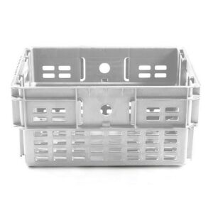 Stack-Nest Crate - Vented - SABS Approved - 16.6L - Grey - Pack of 250 - SN43190-grey