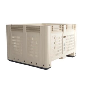 Jumbo Bin 2 Way Entry - Vented - SABS Approved - 803L - Beige - JB2WV