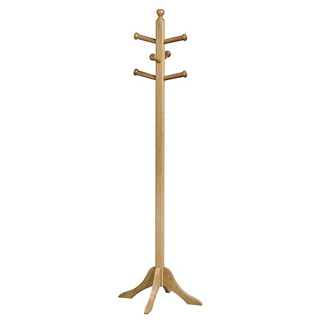 Hat Stand - Contract Wooden Range - 48.5 x 48.5 x 168 cm - Oak - WAL910OA