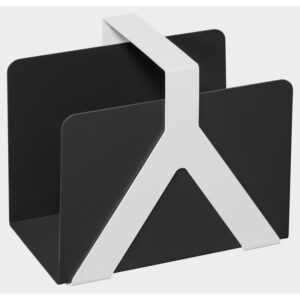 Steel Magazine Holder - Y - 28 x 52 x 51 cm - Colour Options - K03-MS03-BW