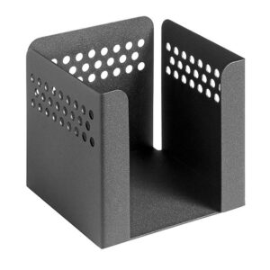 Paper Cube - Round Perforated Steel Range - Metal - 10.5 x 10.5 x 10.5 cm - Colour Options - 804BL
