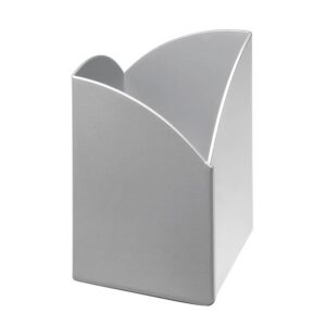 Pencil Holder - Modern Steel Range - Metal - 6 x 6 x 10.5 cm - Silver - 406SI