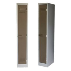 Steel Locker - Metal - Single Tier - 1 Door - 180 x 30 x 45 cm - LOC001-ivorykaroo