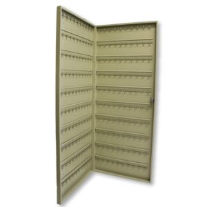 Steel Key Cabinet - 200 Key Holder - 100 x 45 x 5 cm - KEY004-ivory