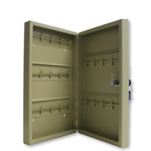 Steel Key Cabinet - 25 Key Holder - 31 x 18.5 x 5 cm - KEY001-ivory