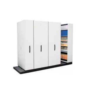 Steel Bulk Filer - Mobile Shelving - 7 Bay - 370 x 110 x 232 cm - Motorcraft Grey - 7BAY400