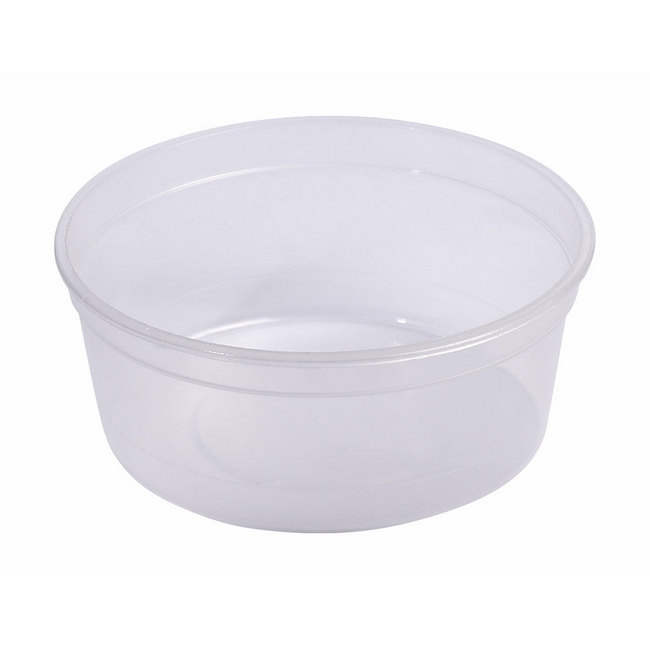 250ml Take Away Containers - Tub Only - Clear - Pack of 200