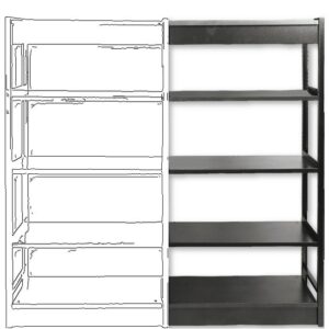 Steel Shelving 5 Shelves - Boltless - Add on Bay - 201 x 91.4 x 38.1 cm