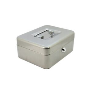 Steel Cash Box - 20 x 16 x 9cm - Colour Options