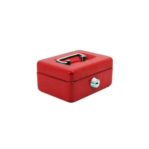 Steel Cash Box - 12 x 9 x 6cm - Colour Options