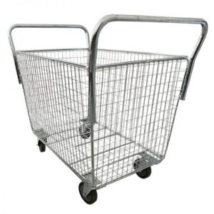 Steel Parcel Trolley - No Lid - 110 x 65 x 94cm