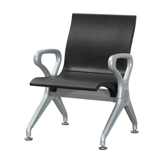 Airport Bench - Public Seating - Polyurethane - Indoor Use - Flat Packed - One Seater - 60 x 67 x 87 cm