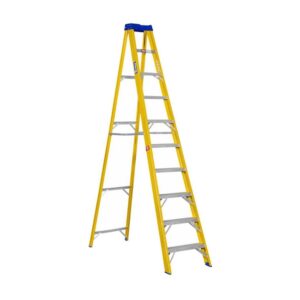 Partial Fibreglass Step Ladder - Single Sided - Industrial - 10 Steps - 3.0m