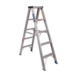 Aluminium Step Ladder - Double Sided - Domestic - 3 Step - 0.78m