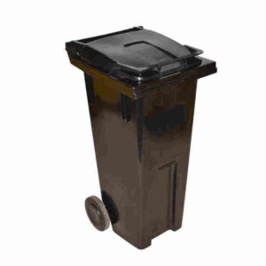 Wheelie Bin - Wheeled Refuse - Plastic - 120L - Black