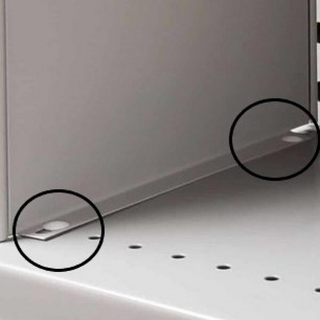 Bolted Shelving Shelf Clip - For Uni-Angle Shelf Divider