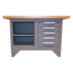 Senator Workbench - Steel - 5 Drawers - 2 Shelves - 137 x 50.8 x 86.5 cm