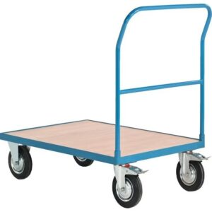 Matlock Platform Truck - Strong Plywood Deck - 500kg Capacity - 1000mm Length - 150mm Rubber Castors
