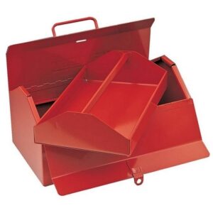Kennedy Steel Tool Box - Red - Removable Tray - 48 x 20.5 x 18.5 cm
