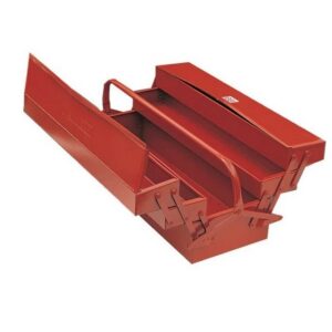 Kennedy Steel Tool Box - 4 Trays - Red - 56 x 20.5 x 20.5 cm