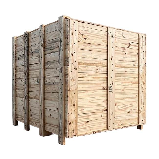 Solid Wooden Box Crate - 4 Way Entry - 120 x 100 x 100cm