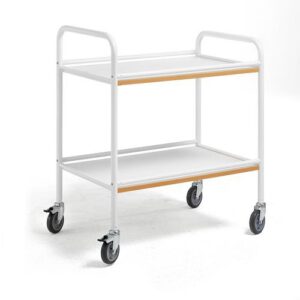 2 Tier Tea/Food Trolley Epoxy Coated