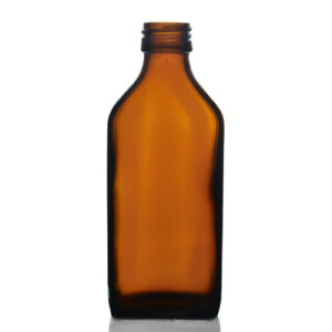 Bottle Rect Amber 200ml- 100s